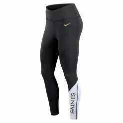 Women's Nike Black/White New Orleans Saints 7/8 Performance Leggings 5 Women's Nike Black/White New Orleans Saints 7/8 Performance Leggings -Nike Clothing store 6027613 ALT2