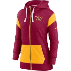 Women's Nike Burgundy/Gold Washington Commanders Monaco Full-Zip Hoodie -Nike Clothing store 6027707 ALT2