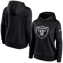 Women's Nike Black Las Vegas Raiders Performance Pullover Hoodie