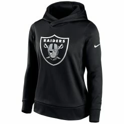Women's Nike Black Las Vegas Raiders Performance Pullover Hoodie -Nike Clothing store 6027709 ALT2