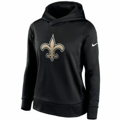 Women's Nike Black New Orleans Saints Performance Pullover Hoodie -Nike Clothing store 6027753 ALT2