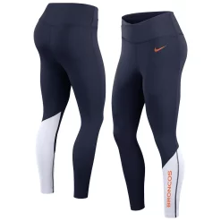 Women's Nike Navy/White Denver Broncos 7/8 Performance Leggings