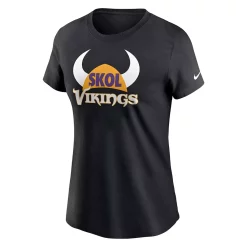 Women's Nike Black Minnesota Vikings Hometown Collection Team T-Shirt -Nike Clothing store 6028623 ALT2