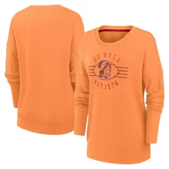 Women's Nike Orange Tampa Bay Buccaneers Rewind Playback Icon Performance Pullover Sweatshirt