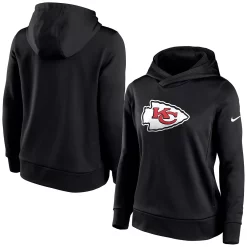 Women's Nike Black Kansas City Chiefs Performance Pullover Hoodie