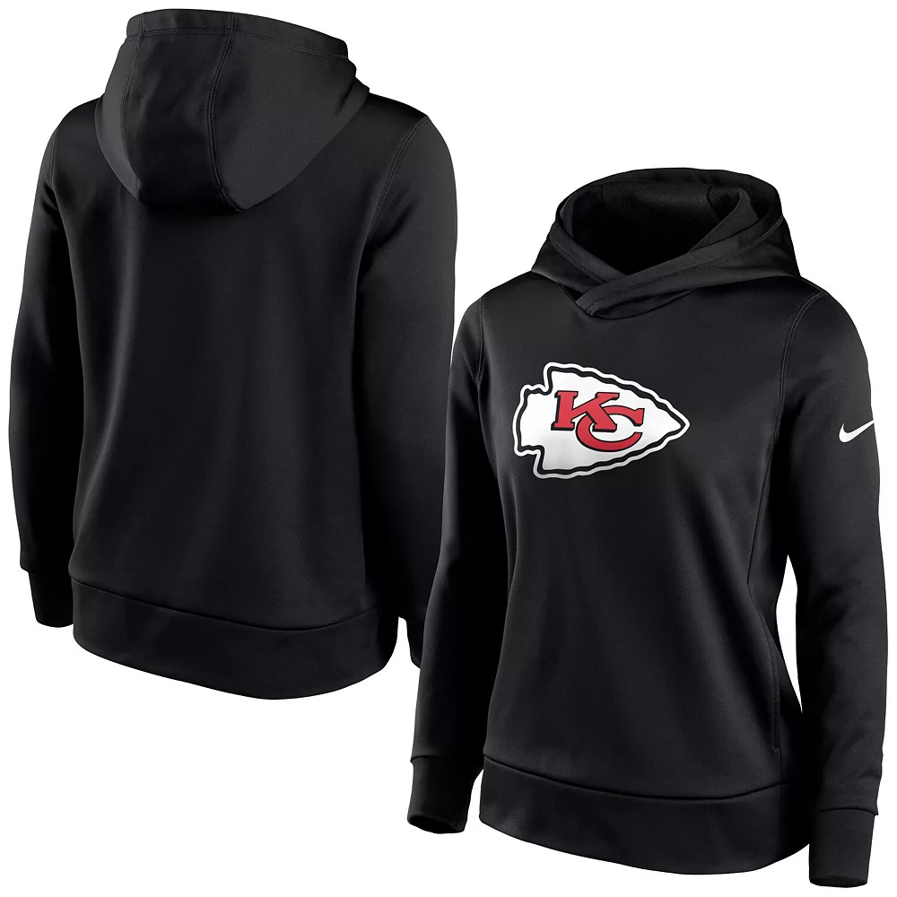 Women's Nike Black Kansas City Chiefs Performance Pullover Hoodie 2 Women's Nike Black Kansas City Chiefs Performance Pullover Hoodie - Image 2