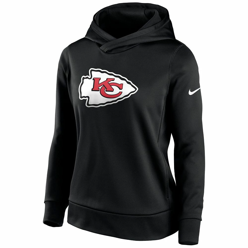 Women's Nike Black Kansas City Chiefs Performance Pullover Hoodie 3 Women's Nike Black Kansas City Chiefs Performance Pullover Hoodie - Image 3