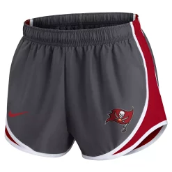 Women's Nike Charcoal Tampa Bay Buccaneers Logo Performance Tempo Shorts -Nike Clothing store 6029071 ALT2