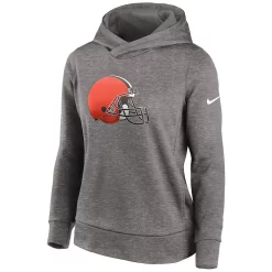 Women's Nike Heathered Charcoal Cleveland Browns Performance Pullover Hoodie 5 Women's Nike Heathered Charcoal Cleveland Browns Performance Pullover Hoodie -Nike Clothing store 6029256 ALT2