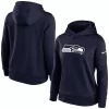 Women's Nike College Navy Seattle Seahawks Performance Pullover Hoodie