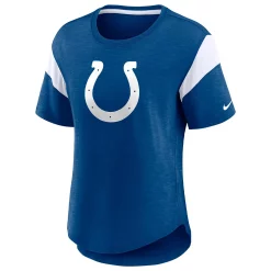 Women's Nike Heathered Royal Indianapolis Colts Primary Logo Slub Fashion Top 5 Women's Nike Heathered Royal Indianapolis Colts Primary Logo Slub Fashion Top -Nike Clothing store 6065692 ALT2