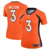 Women's Nike Russell Wilson Orange Denver Broncos Alternate Legend Jersey