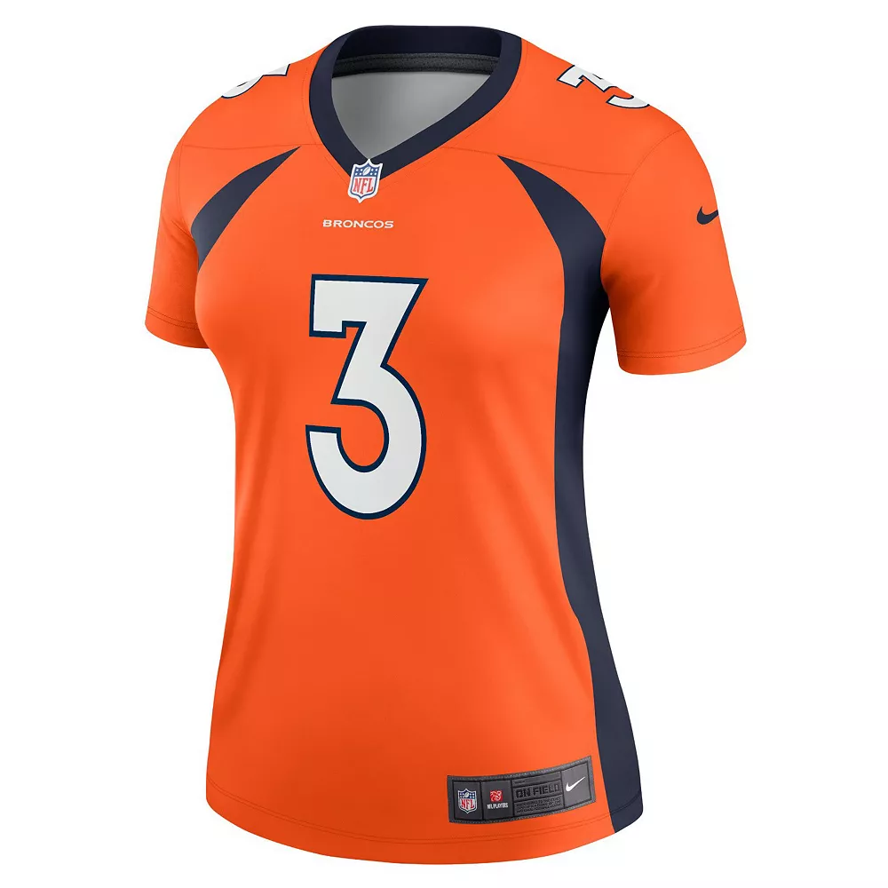 Women's Nike Russell Wilson Orange Denver Broncos Alternate Legend Jersey 3 Women's Nike Russell Wilson Orange Denver Broncos Alternate Legend Jersey - Image 3