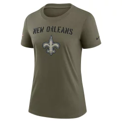 Women's Nike Olive New Orleans Saints 2022 Salute To Service Legend T-Shirt -Nike Clothing store 6081932 ALT2