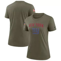 Women's Nike Olive New York Giants 2022 Salute To Service Legend T-Shirt