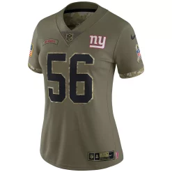 Women's Nike Lawrence Taylor Olive New York Giants 2022 Salute To Service Retired Player Limited Jersey -Nike Clothing store 6083229 ALT2