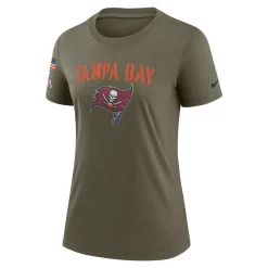 Women's Nike Olive Tampa Bay Buccaneers 2022 Salute To Service Legend T-Shirt -Nike Clothing store 6084820 ALT2