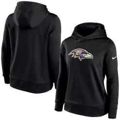 Women's Nike Black Baltimore Ravens Performance Pullover Hoodie