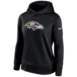 Women's Nike Black Baltimore Ravens Performance Pullover Hoodie -Nike Clothing store 6090028 ALT2
