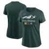 Women's Nike Green Colorado Rockies 2022 City Connect Wordmark T-Shirt
