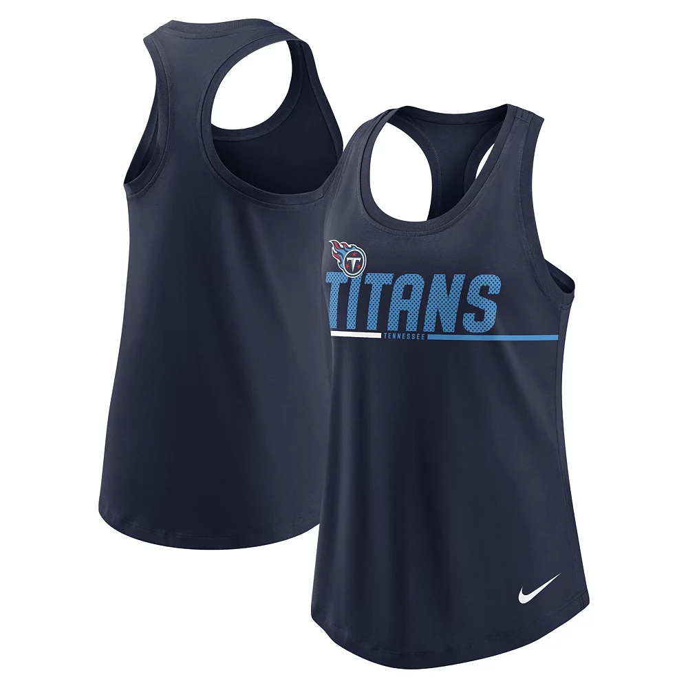 Women's Nike Navy Tennessee Titans Team Name City Tri-Blend Racerback Tank Top 1 Women's Nike Navy Tennessee Titans Team Name City Tri-Blend Racerback Tank Top