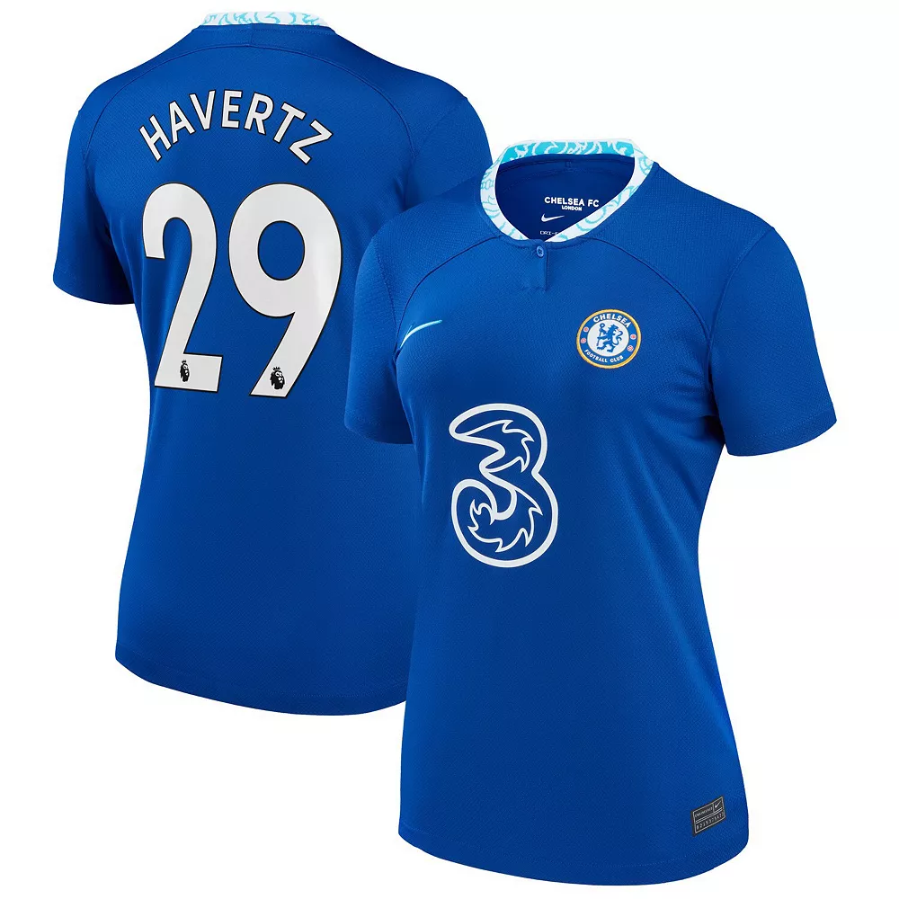 Women's Nike Kai Havertz Blue Chelsea 2022/23 Home Replica Jersey 2 Women's Nike Kai Havertz Blue Chelsea 2022/23 Home Replica Jersey - Image 2