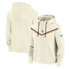 Women's Nike Cream Minnesota Vikings Historic Performance Pullover Hoodie