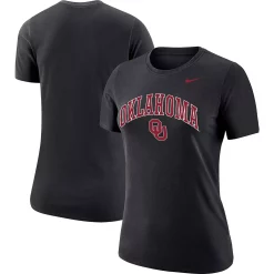 Women's Nike Black Oklahoma Sooners Arch Performance T-Shirt