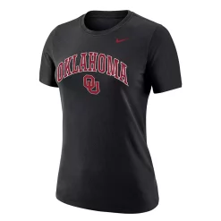 Women's Nike Black Oklahoma Sooners Arch Performance T-Shirt -Nike Clothing store 6126606 ALT2