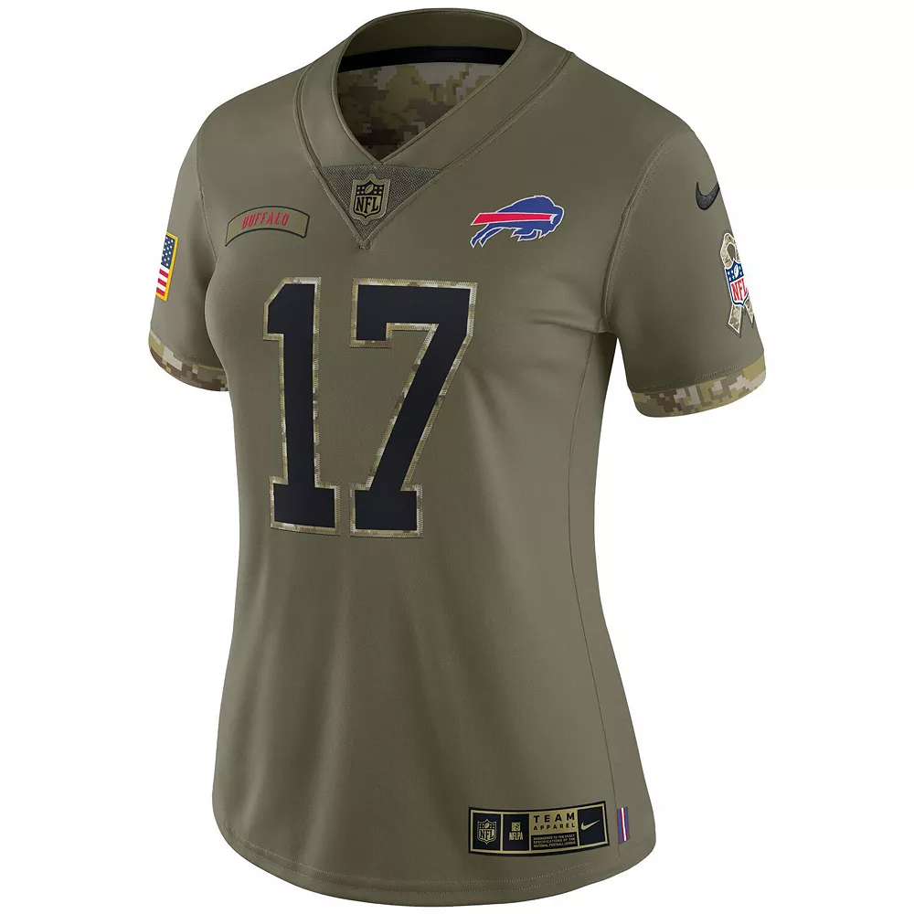 Women's Nike Josh Allen Olive Josh Allen 2022 Salute To Service Limited Jersey 3 Women's Nike Josh Allen Olive Josh Allen 2022 Salute To Service Limited Jersey - Image 3