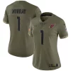 Women's Nike Kyler Murray Olive Kyler Murray 2022 Salute To Service Limited Jersey