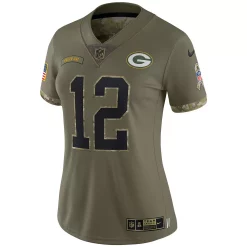 Women's Nike Aaron Rodgers Olive Aaron Rodgers 2022 Salute To Service Limited Jersey -Nike Clothing store 6129026 ALT2