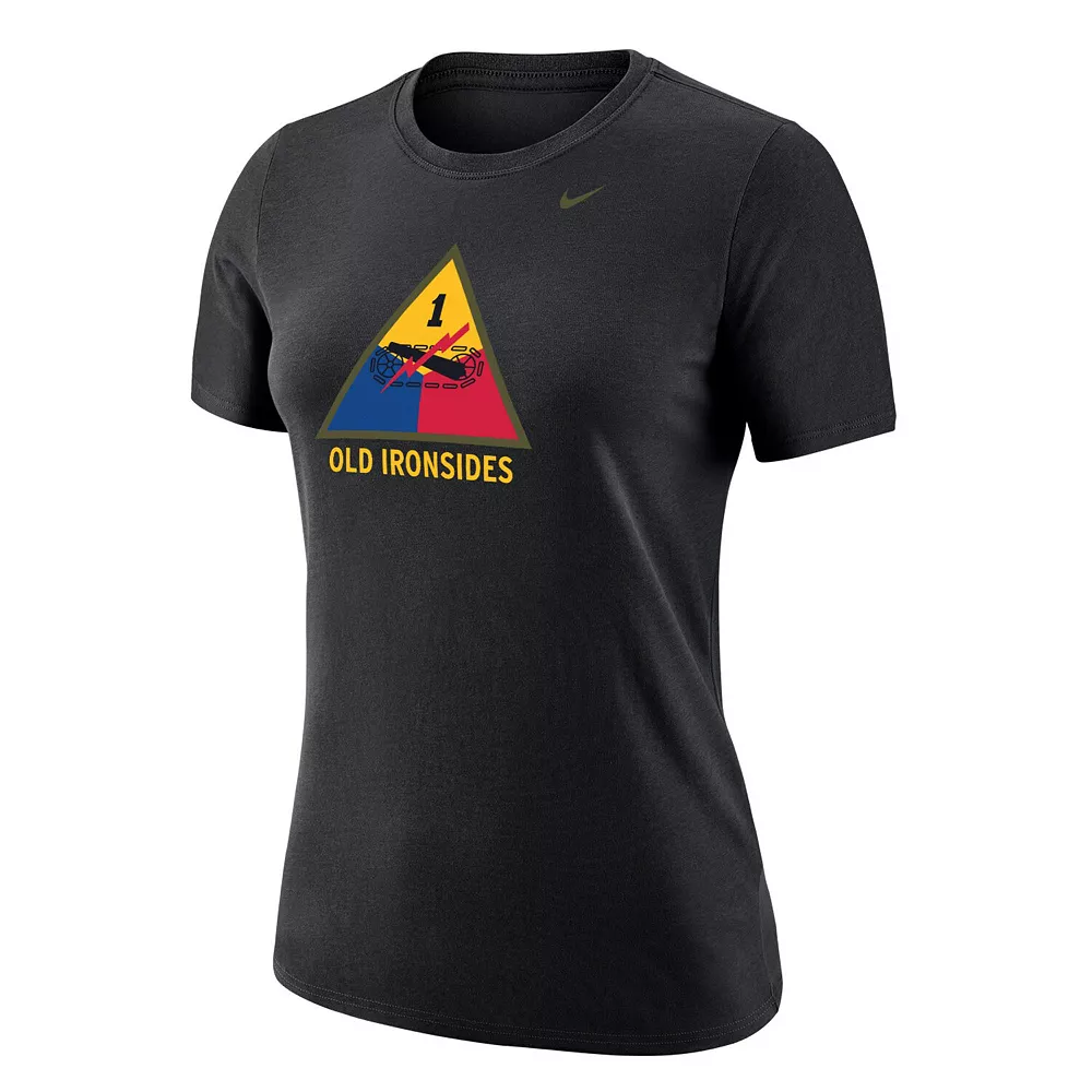 Women's Nike Black Army Black Knights 1st Armored Division Old Ironsides Operation Torch T-Shirt 3 Women's Nike Black Army Black Knights 1st Armored Division Old Ironsides Operation Torch T-Shirt - Image 3