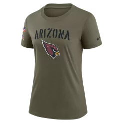 Women's Nike Olive Arizona Cardinals 2022 Salute To Service Legend T-Shirt -Nike Clothing store 6154434 ALT2