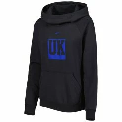 Women's Nike Charcoal Kentucky Wildcats Essential Funnel Neck Raglan Pullover Hoodie -Nike Clothing store 6162221 ALT2