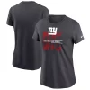 Women's Nike Anthracite New York Giants 2022 NFL Playoffs T-Shirt