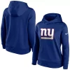 Women's Nike Royal New York Giants Performance Pullover Hoodie