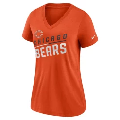 Women's Nike Orange Chicago Bears Slant Logo Tri-Blend V-Neck T-Shirt 5 Women's Nike Orange Chicago Bears Slant Logo Tri-Blend V-Neck T-Shirt -Nike Clothing store 6187402 ALT2