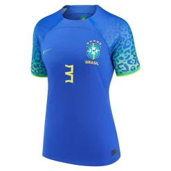 Women's Nike Thiago Silva Blue Brazil National Team 2022/23 Replica Away Jersey -Nike Clothing store 6219012 ALT2