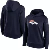 Women's Nike Navy Denver Broncos Performance Pullover Hoodie